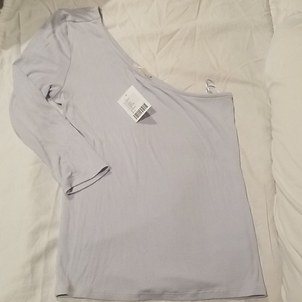 NWT Silence + Noise one-shoulder top